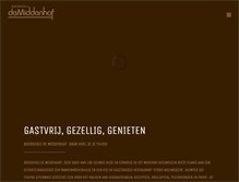 Tablet Screenshot of demiddenhof.nl